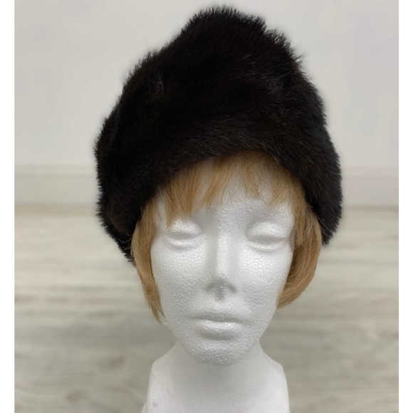Vintage 1950s Era Mink Hat (HG) - Picture 2 of 7